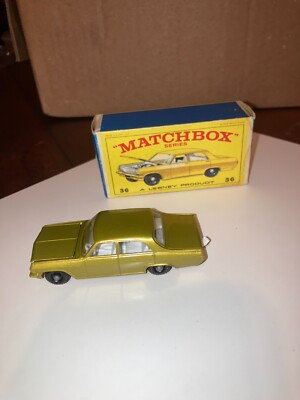 Matchbox By Lesney Made In England Opel Diplomat No.36 UNPLAYED WITH MINT IN Box