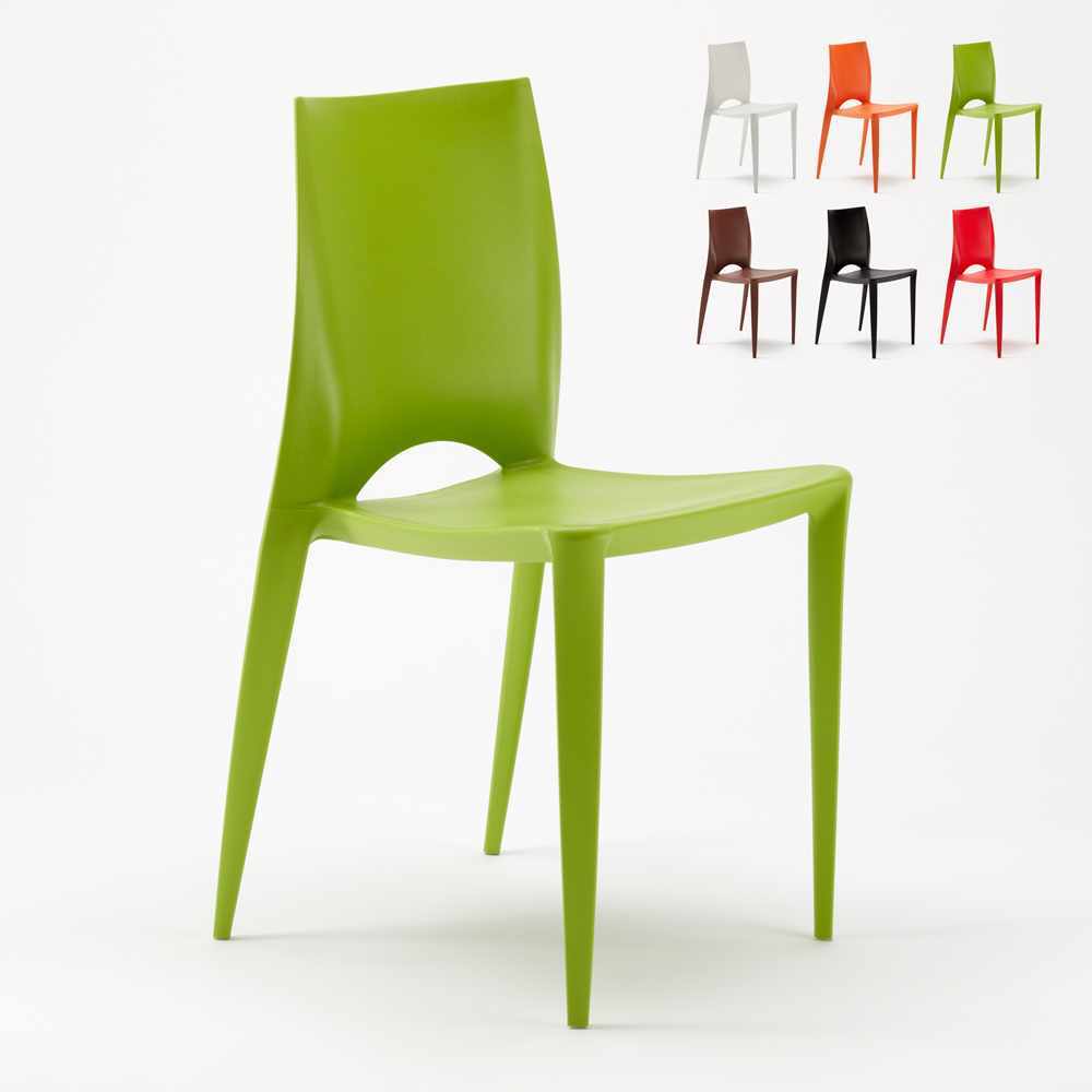 Silla De Colores Diseño Moderno Cocina Bar Restaurante Jardín Color