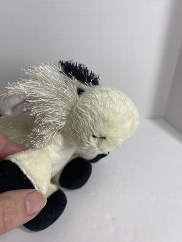 GANZ Webkinz HM003 Black & White Cow Fuzzy Plush Stuffed Animal Toy NO CODE - Picture 10 of 11