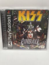 SONY PLAYSTATION PS1 KISS PINBALL CIB! BLACK LABEL! TESTED AND WORKING! VG/VG+