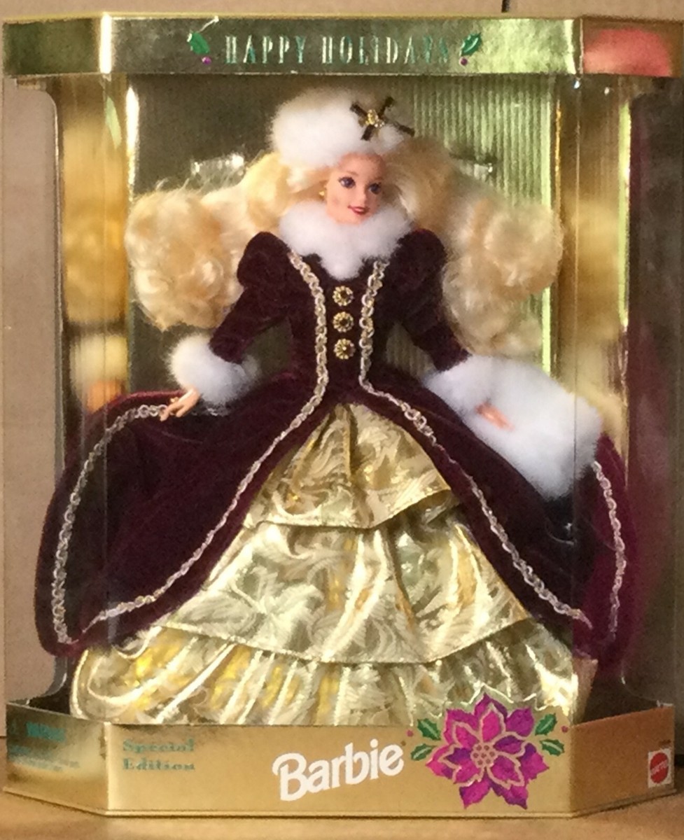 1996 Special Edition Happy Holidays Mattel Barbie Doll NEW | eBay