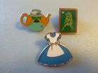 Disney Pins -Group of 3 different Alice in Wonderland Pins
