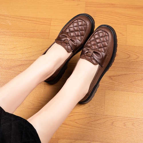Mocasines para mujer sin cordones planos caminar damas cómodos transpirables barco zapato conducción - Imagen 5 de 20