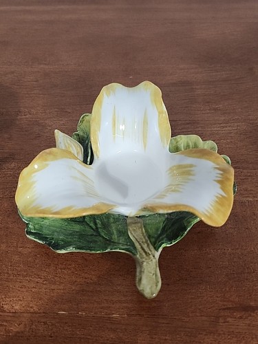 Vtg CM Inc Chadwick Porcelain Yellow Rose Flower Teacup & Saucer #55/1737 - Picture 7 of 15