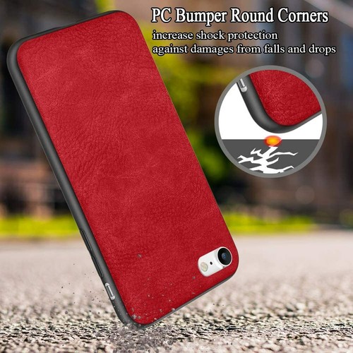 Hülle für iPhone SE 2020 /iPhone 7/8 Slim PU Leder Stoßfest TPUBumper Hart PC - Bild 20 von 24