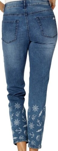 Vaqueros mujer marcas azul marino 70% algodón elástico talla 38 NUEVO B198 - Imagen 4 de 4