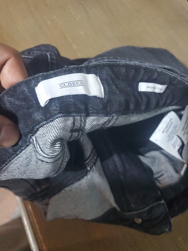 Pantalones de mezclilla cerrados para mujer 38 calce relajado L - Imagen 5 de 5