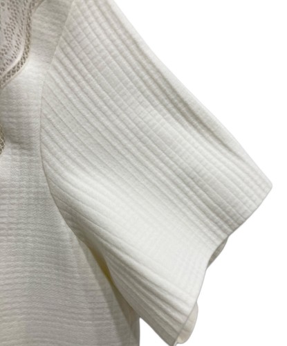 Celine Phoebe Philo 2018 Oversized Crewneck Lace Tee Ivory - Picture 6 of 13