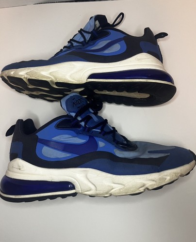 Size 10.5 - Nike CI3866-400 Air Max 270 React Light Blue Triple Blue - Picture 2 of 7