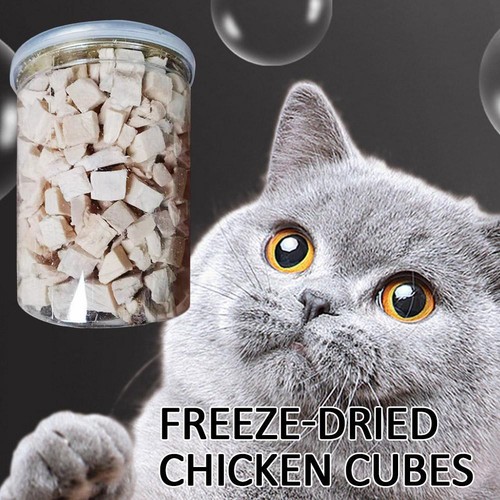 Healthy Freeze Dried Chicken Cubes Quail, Antarctic Krill Cat, For Pet, Dog - Picture 2 of 15