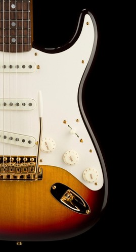 Fender Custom Shop Artisan Korina Stratocaster Thinline NOS Chocolate 3-Tone Sun - Picture 9 of 21