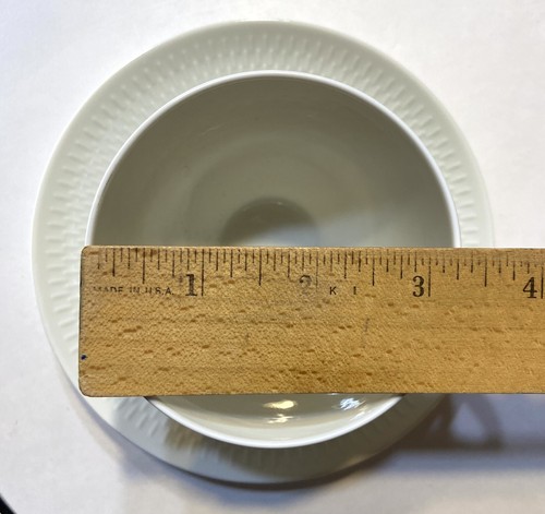 Vintage MCM Royal Copenhagen Wheat Pattern Teacup And Saucer 6 Oz EUC! - Picture 8 of 9
