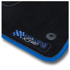 Auto-Fußmatten Exclusive Blue für Peugeot 206 1998 - 2007 Autoteppiche