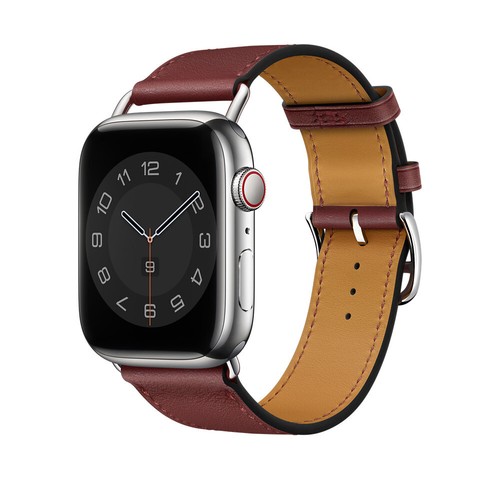 BAND Apple Watch Hermès - 45mm Attelage Rouge H Single Tour - NEW - Picture 3 of 4