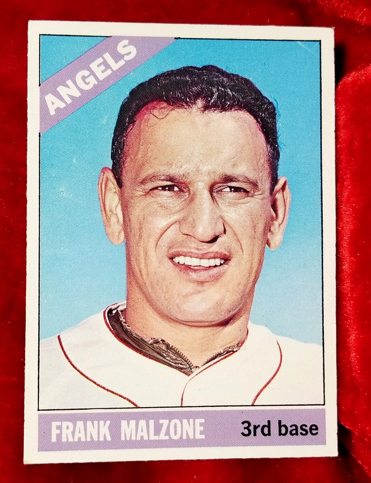1966 O-Pee-Chee Frank Malzone #152 EX+ Card California Angels Team vtg 60s Topps
