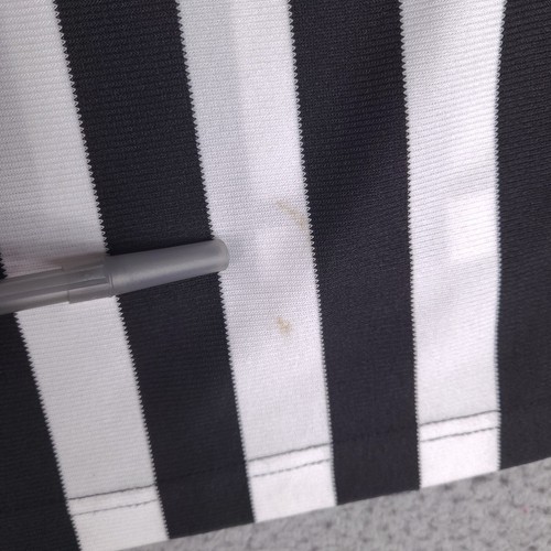 Rawlings Referee Polo Jersey Shirt Small Black White Striped Quarter Zip Sports - Picture 15 of 15
