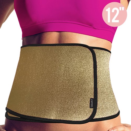 Formfit Thermal Slimmer Belt. Body Shaper. 12''. Women. One Size. Metallic Gold - Picture 3 of 4