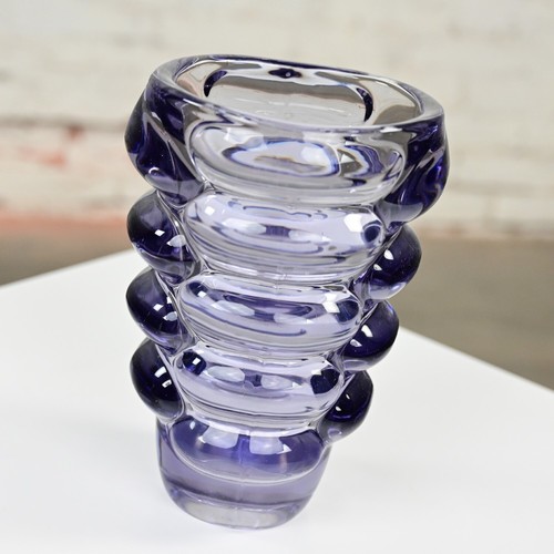 1960’s Violet Bohemian Glass Vase Vladislav Urban for Hermanova Hut Sklo Union - 第 1/23 張圖片