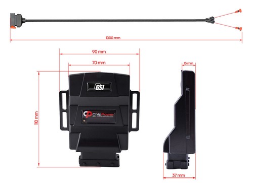 Chip Tuning Box para Ford Mondeo Mk2 II 1.6i 90 HP Power Performance Gasolina GS1 - Imagen 8 de 9