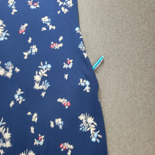 J Jill XS Blue Floral Sleeveless Maxi Dress - Picture 5 of 10