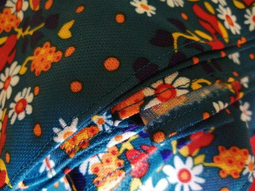 Vintage Retro 1970s Full Maxi Skirt Teal Blue Green Flower Power Size 6 (W24") - Picture 10 of 10