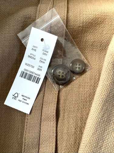 J CREW Kenmare NWT Sz 36 Unstructured ITALIAN Cotton Hopsack Jacket Blazer - Picture 15 of 20