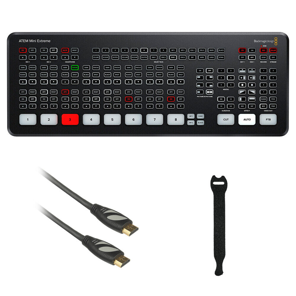 Blackmagic Design ATEM Mini Extreme Bundle with HDMI Cable Blackmagic Design ATEM Mini Extreme Bundle with HDMI Cable