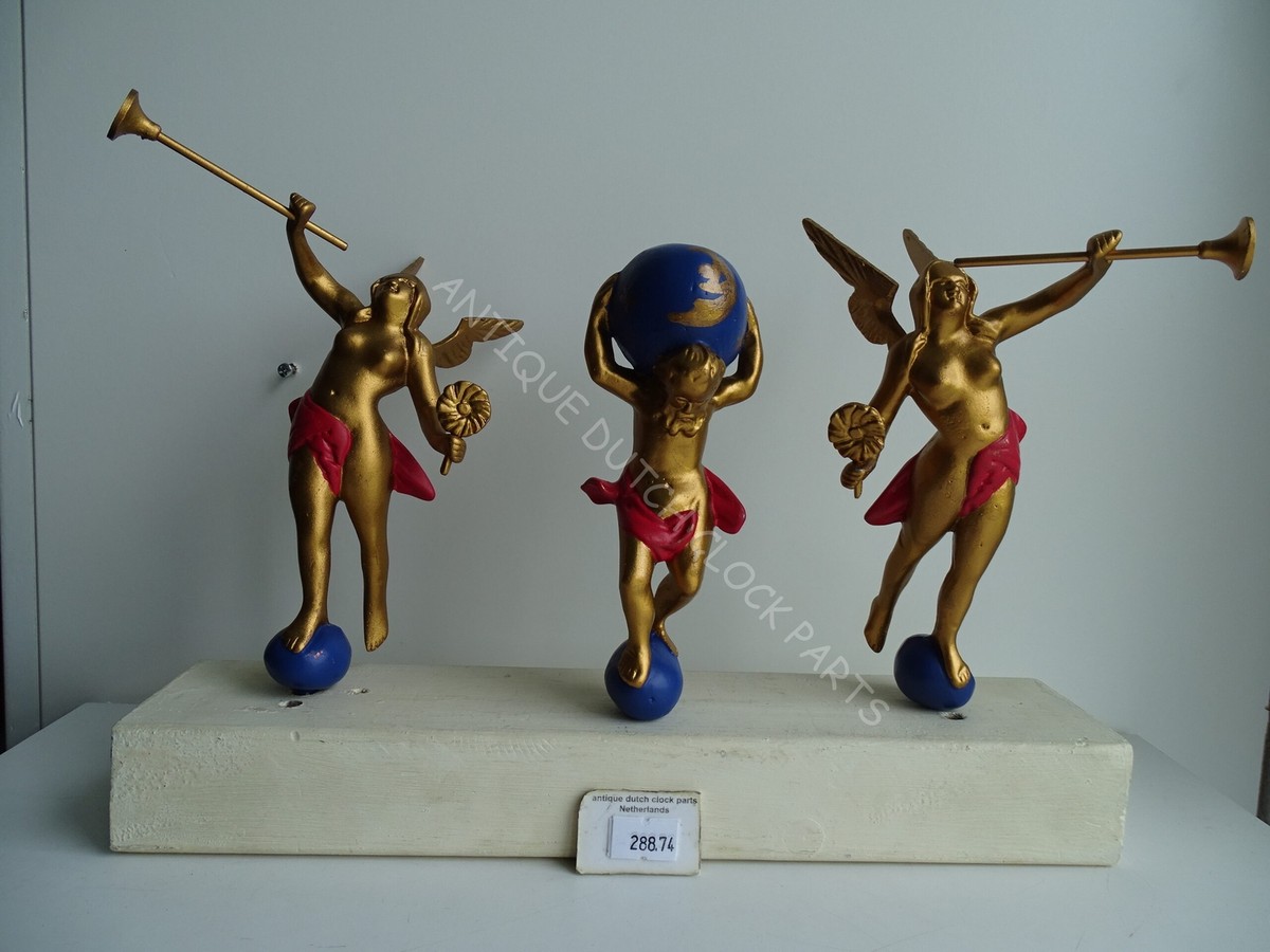 STATUES FOR LARGE DUTCH FRIESIAN TAIL AND GRANDFATHER CLOCKS 6
