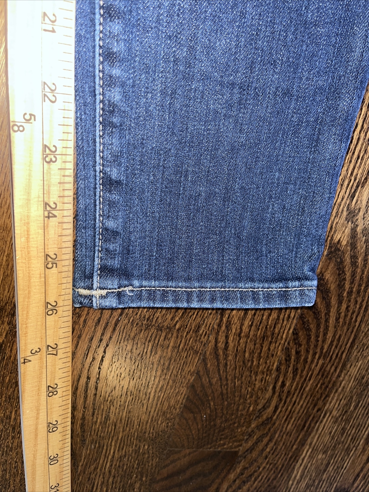 True Religion Collette High Rise Tapered Skinny Denim Jeans Womens 25 X 26 - View 9