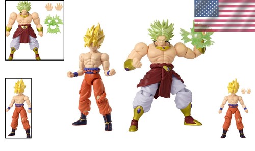 Dragon Stars Series: Iconic Super Saiyan Goku vs Broly Figuras para Coleccionistas - Imagen 2 de 16