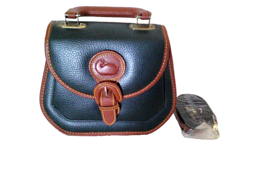 Bolso de mano Dooney & Bourke de cuero para todo clima con correa para el hombro verde oscuro - Imagen 1 de 8