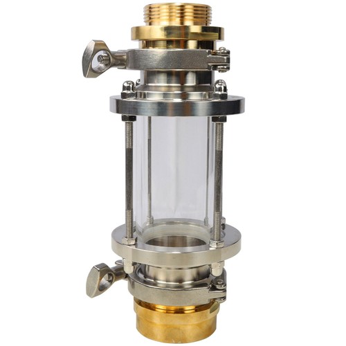 Kit de mirilla Triclover T500 2" con pantalla de malla 2X y malla de cobre cerveza casera - Imagen 7 de 11