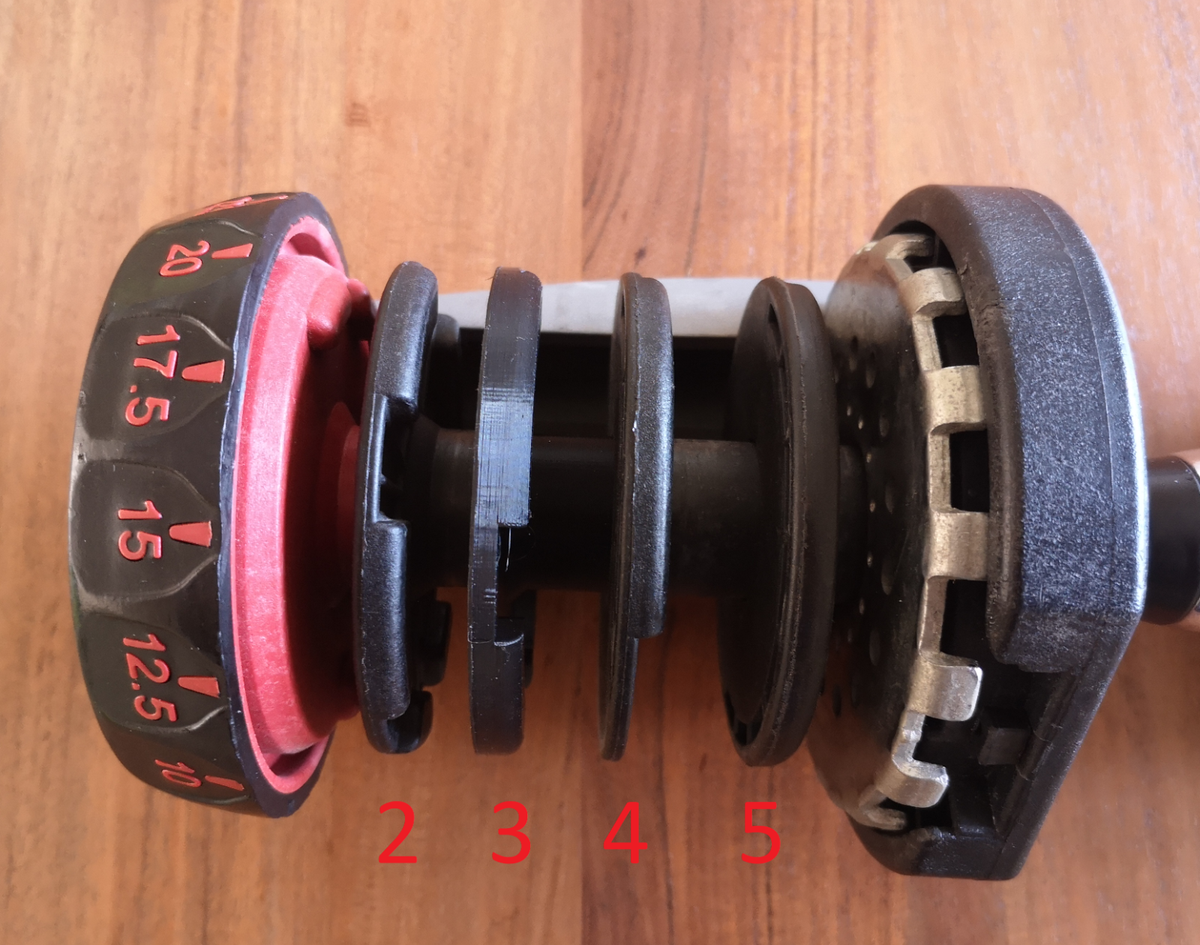 Bowflex Selecttech 552 Series 1 Disc 2 3 4 5 Replacement 3D Printed eBay