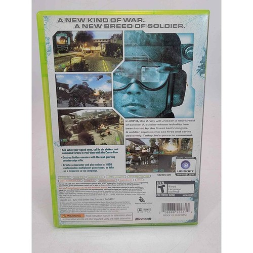 Xbox 360 Ghost Recon Advanced Warfighter Tom Clancy's 2006 - Picture 2 of 5