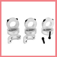 Aluminium Clamp 6mm - 90mm Diameter Separate Collar Lock Limit Ring Fixing Shaft