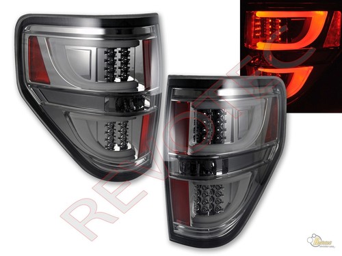 Smoke G2 LED Tube Tail Lights Lamps For 2009-2014 Ford F150 F-150 Pickup - Picture 1 of 8