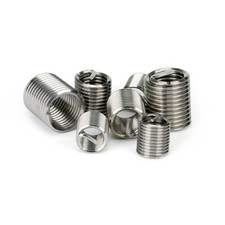 50pcs M3 x 0.5 x 1.5D Metal Thread Insert 304SS Wire Insert Thread Repair