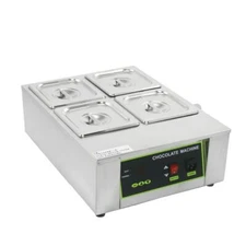 220V Commercial Digital Electric 4-Cylinder Chocolate Melt Furnace machine