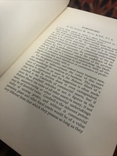 Goodwill As A Buisness Asset 1937 Goodwill Accounting Valuation Rare - Picture 7 of 12