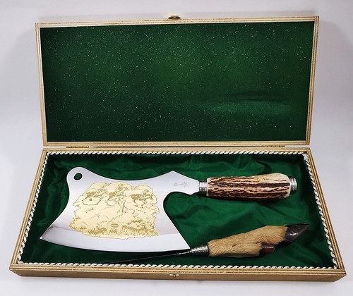 Carl Stöcker hacha / hacha mango cuerno de ciervo Solingen envolvente y suplemento NUEVO - Imagen 5 de 10