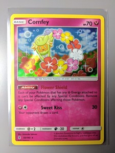 MINT-Comfey-Holo-Rare-SM-Guardians-Rising-93-145-Pokemon