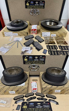 1998-2007 TOYOTA LAND CRUISER OEM FRONT & REAR BRAKE ROTORS OEM PADS & SHIMS NEW