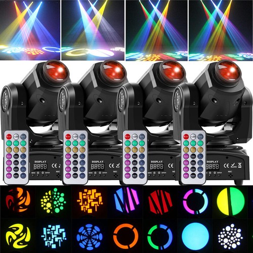 120W WLED Moving Head Gobo Spot Stage Lighting DMX Beam DJ Disco Bar Party Light - Picture 1 of 12