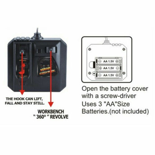 48CM RC TOWER CRANE SELF-LOADING ENGINNERING CONSTRUCTION REMOTE CONTROL VEHICLE - Picture 4 of 6