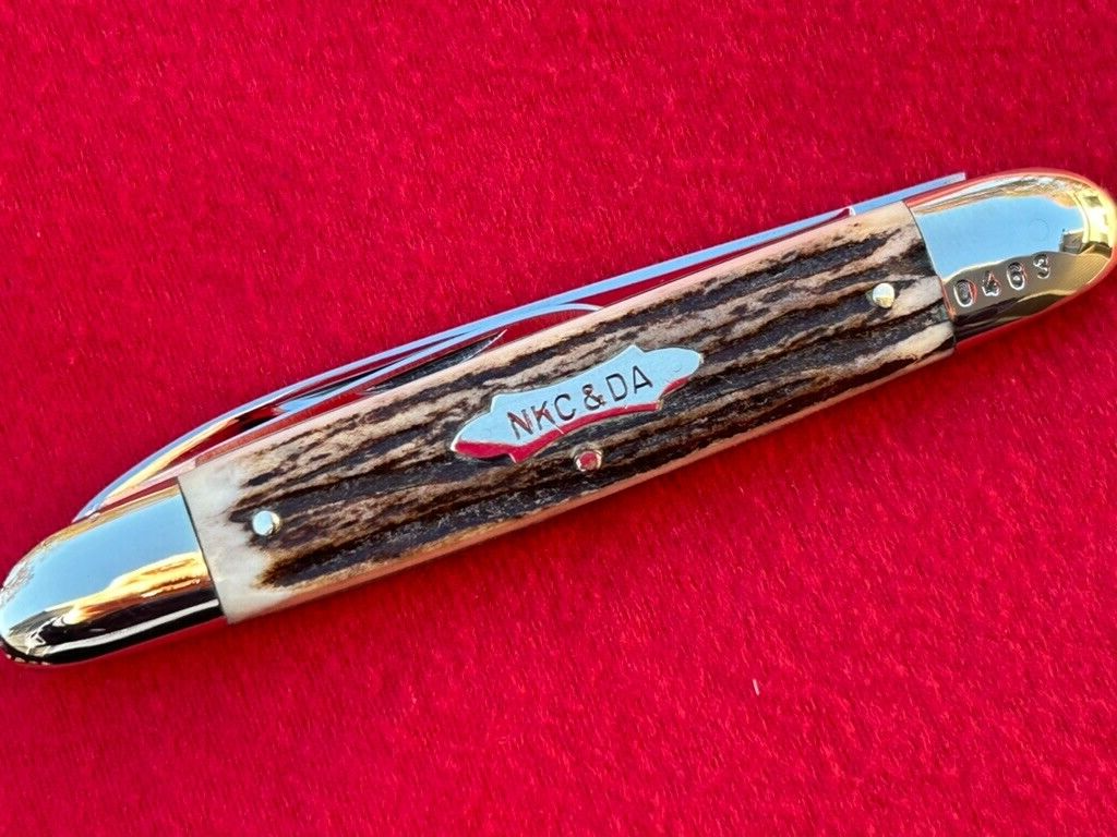 1975 NKC & DA Kissing Crane Stag Whittler 1st Knife in NKCA Knives 1 of