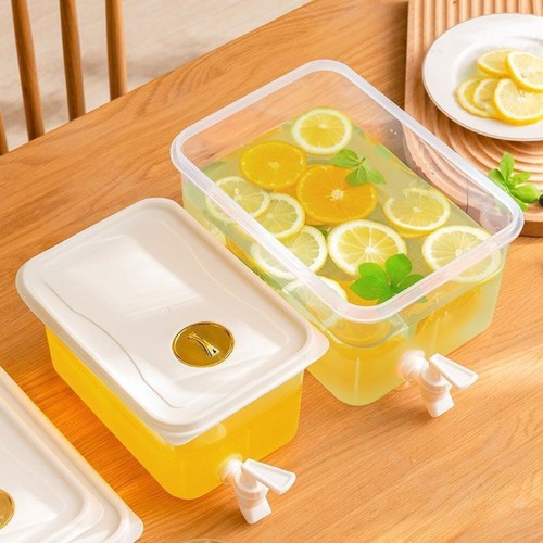 with Faucet Spigot Iced Beverage Dispenser Summer Refrigerator - Picture 12 of 12