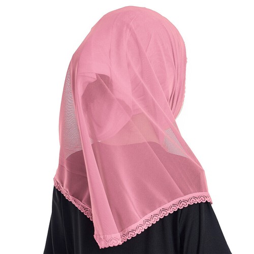 Children Girls Kids Hijab One Piece Amira Turban Shawls Headwrap Islamic Scarves - Picture 11 of 68