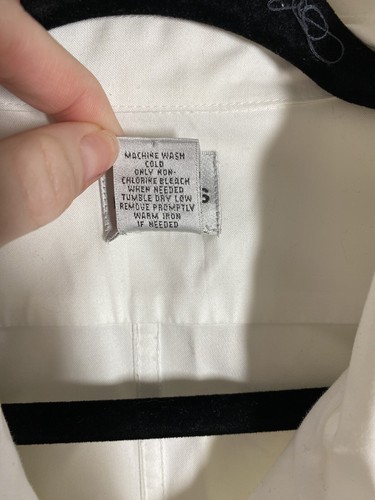 Chicos Größe Medium/1 einfarbig weiß 100 % Baumwolle Plissee Knopfleiste Tunika Top - Bild 5 von 23