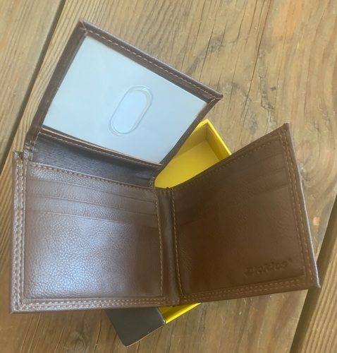 Cartera plegable Dickies para hombre - Cartera con ventana de identificación marrón y ¡Envío gratuito! - Imagen 6 de 7