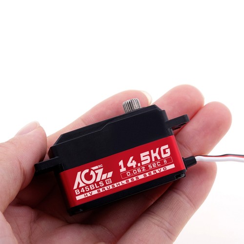 Brushless Servo 14.5KG HV AGF-RC B45BLS V2 Hybrid Case Low Profile High Voltage - Picture 5 of 9
